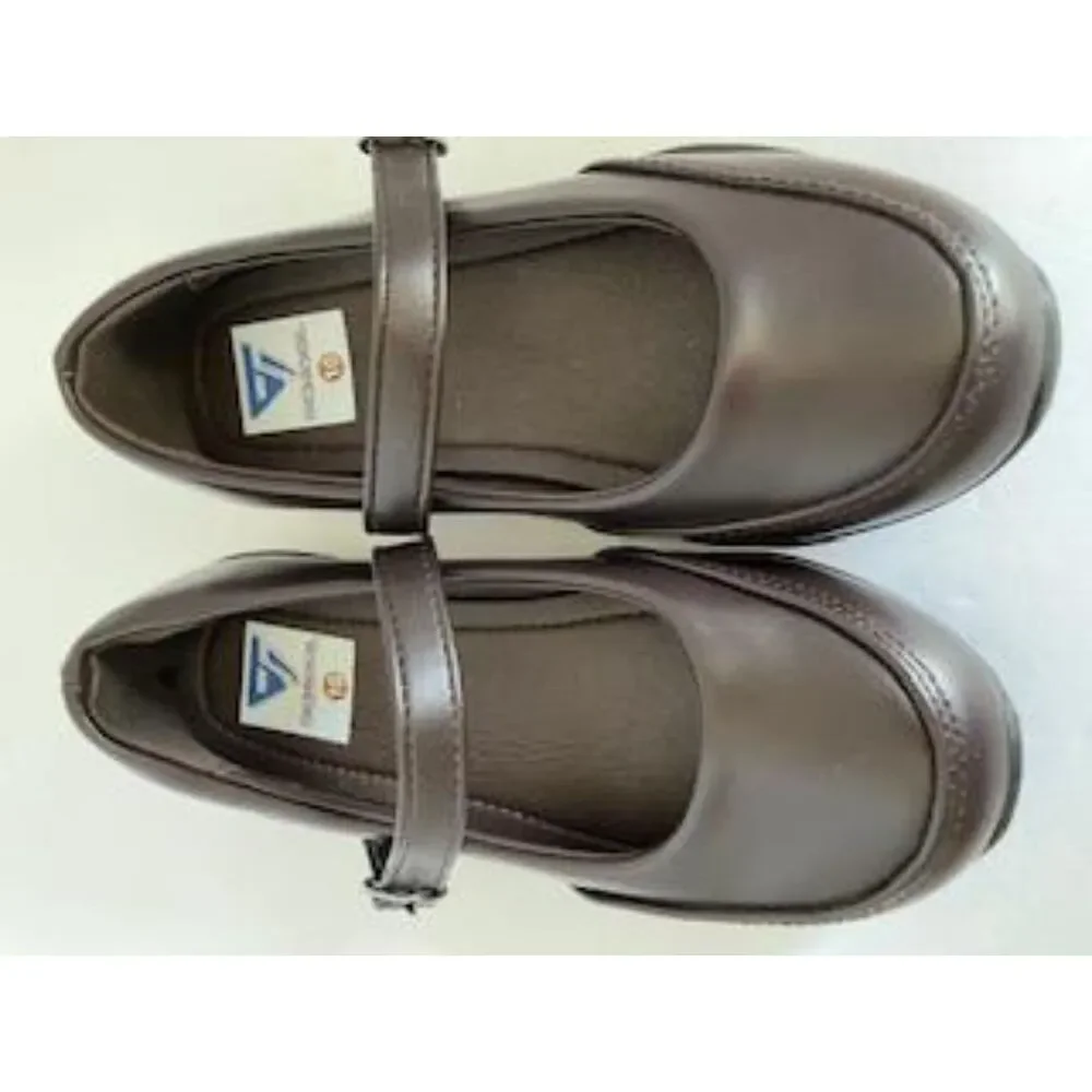 Little Girls School 10 Dark Brown Mary Jane Shoes Sz 12/29